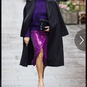 Zara sequence purple skirt brand new size xs never been worn.
